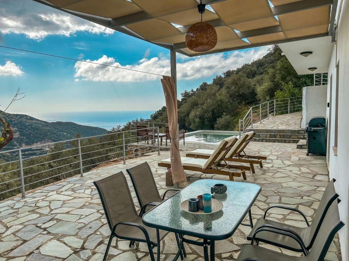 Kampos View - Quiet House At The End Of The Road, Private Pool Villa Kámbos Exterior foto